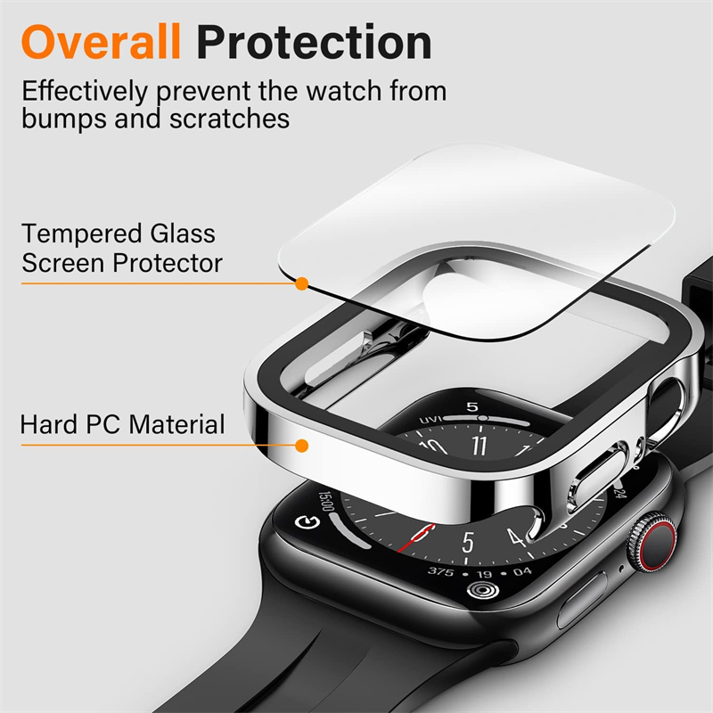 Protecteur d'écran étanche, coque rigide pour Apple Watch 10 9 8 45mm 41mm 44mm 42mm 46mm, couverture complète pour IWatch Ultra 7 SE 6 5 4