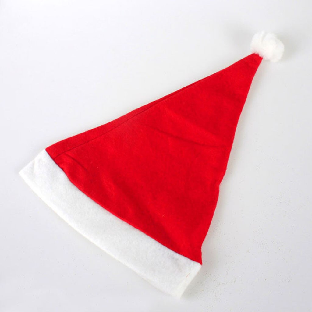 Sagace Hoeden Winter 5Pcs Volwassen Unisex Xmas Red Cap Santa Hoed Voor Kerst Festival Party Caps Vrolijk Kerstfeest