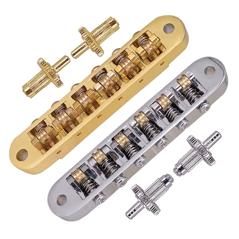 Gold Tune-O-Matic Electric Roller Saddle Bridge Lp Electric Guitar Bridge From Korea