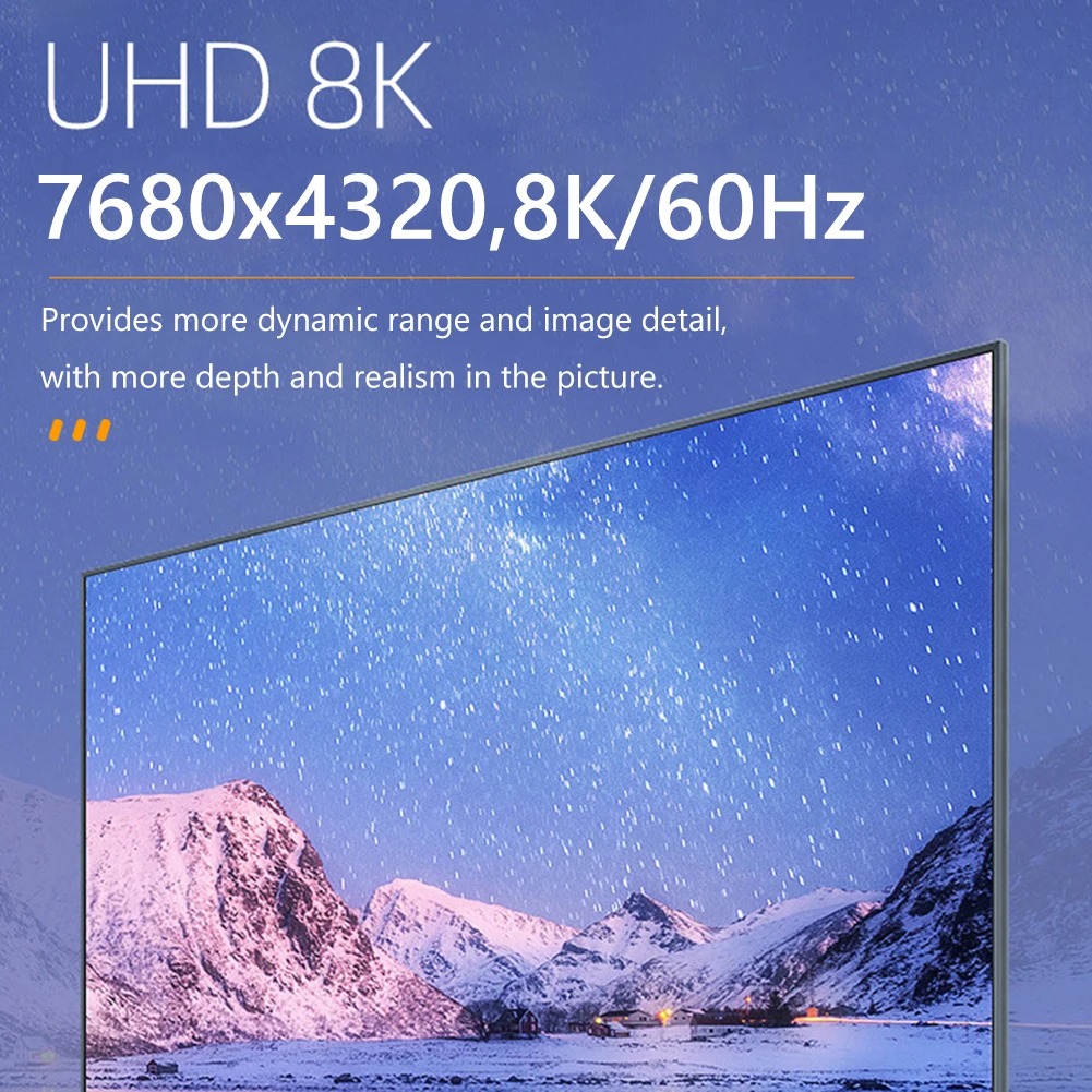 Adaptadores compatibles con HDMI en forma de U UHD 8K, convertidor extensor Mini-HD a HD de ángulo arriba y abajo para Monitor, tableta, videocámara y portátil