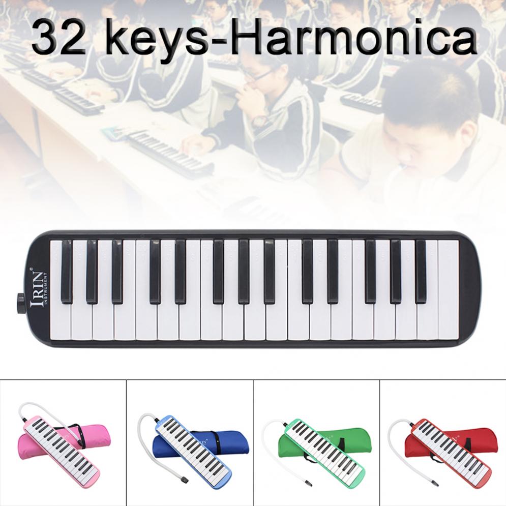 32 Toetsen Melodica Draagbare Mond Orgel Piano Onderwijs Instrument Met Draagtas 5 Kleuren Optioneel Toetsenbord Instrumenten
