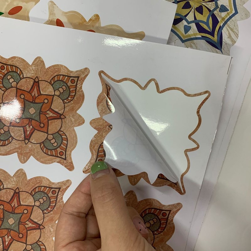 15pcs stickers for ceramic tile tile diagonal paste sticker home decor wall decoration tile stickers