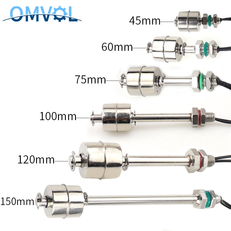 Water Level Sensor Liquid Float Switch (stainless steel) 45MM/60MM/75mm/100MM/120MM/150MM/200MM