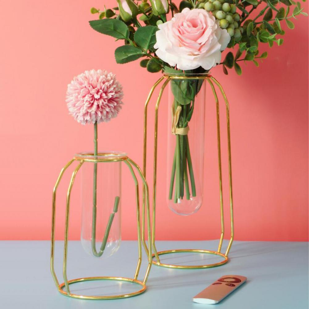 Glass Vase	Hydroponics Terrarium Portable Reusable Glass Air Plant Terrariums Propogation Station Home Decor