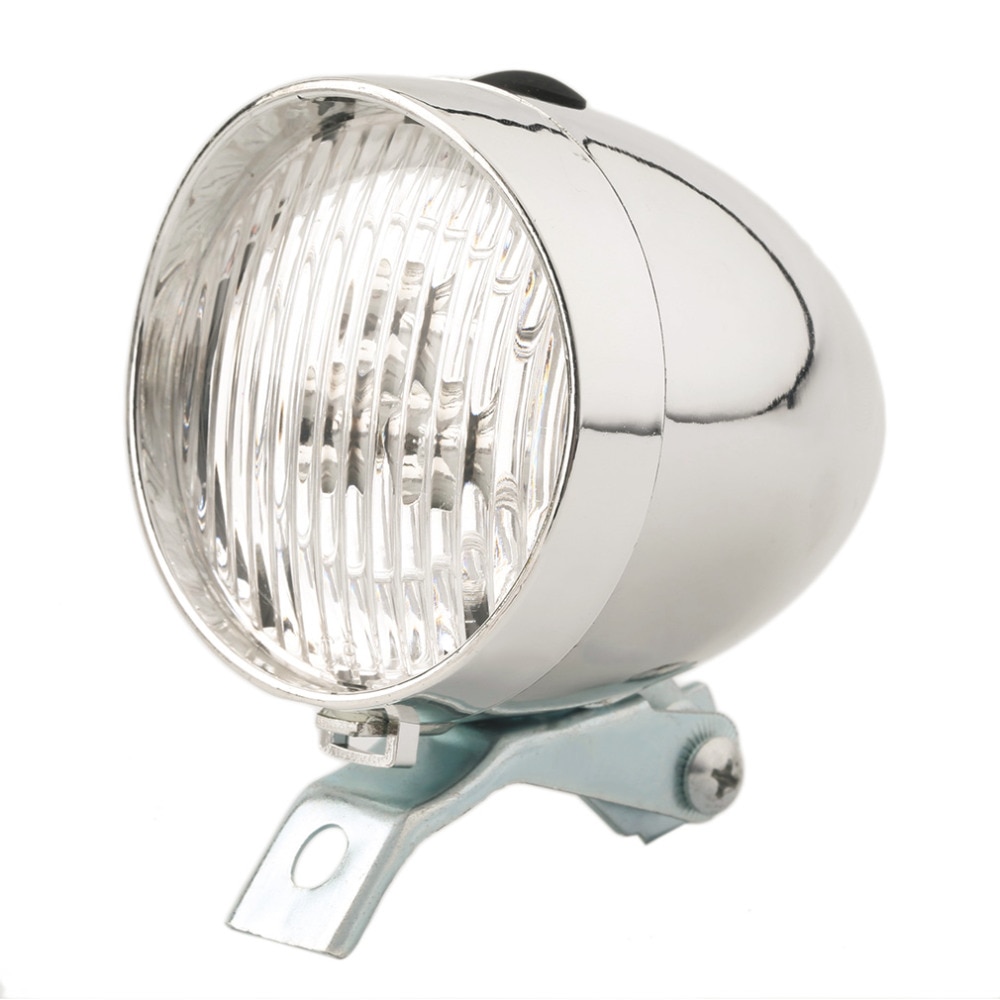 3 LED Bicycle Headlight Bike Front Light Retro Headlight Vintage Flashlight Lamp