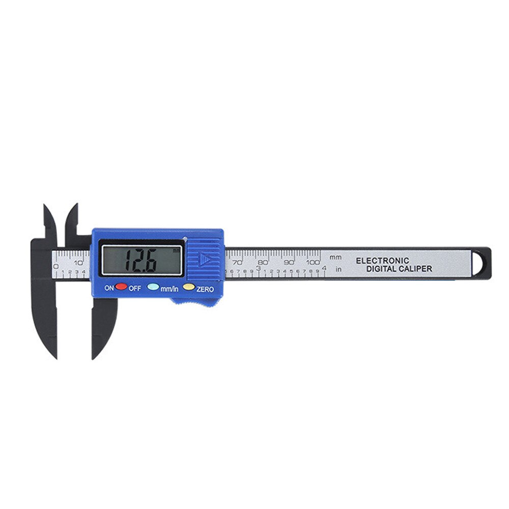 80/100Mm Lcd Digitale Elektronische Carbon Fiber Schuifmaat Gauge Micrometer Lcd Digitale Elektronische Koolstofvezel Remklauw: A 100mm