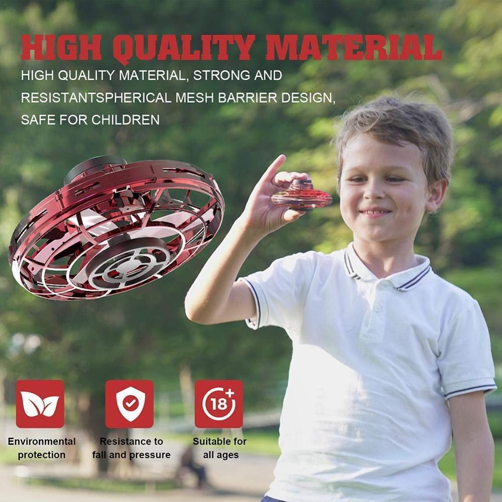 Ufo Vliegende Fidget Spinner Handbediende Mini Drone Inductie Vliegtuigen Speelgoed Voor Kinderen Quadrocopter Dron Juguetes