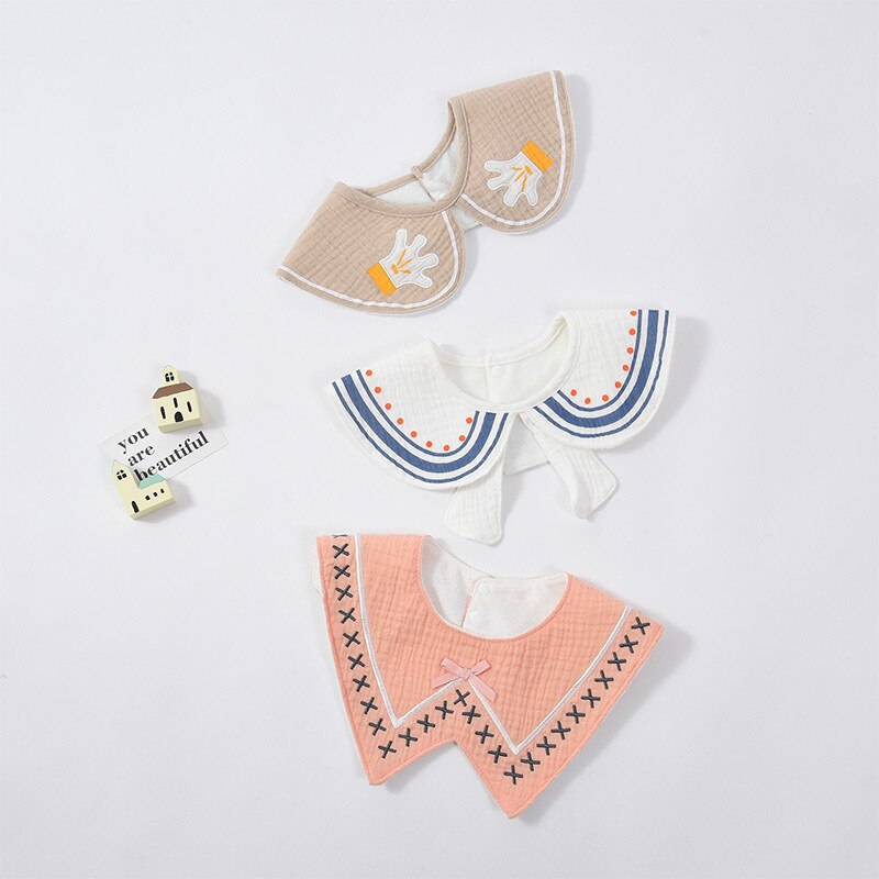 Primavera Verano otoño bebé cuello lazos bebé Baberos niños niñas cuello Collar niños accesorio: B