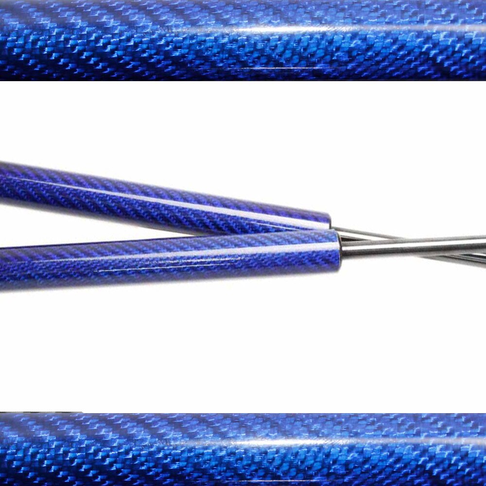 Capó delantero para coche, amortiguador de elevación, puntales de Gas de fibra de carbono, para Peugeot 3008 SUV -2022: blue carbon fiber