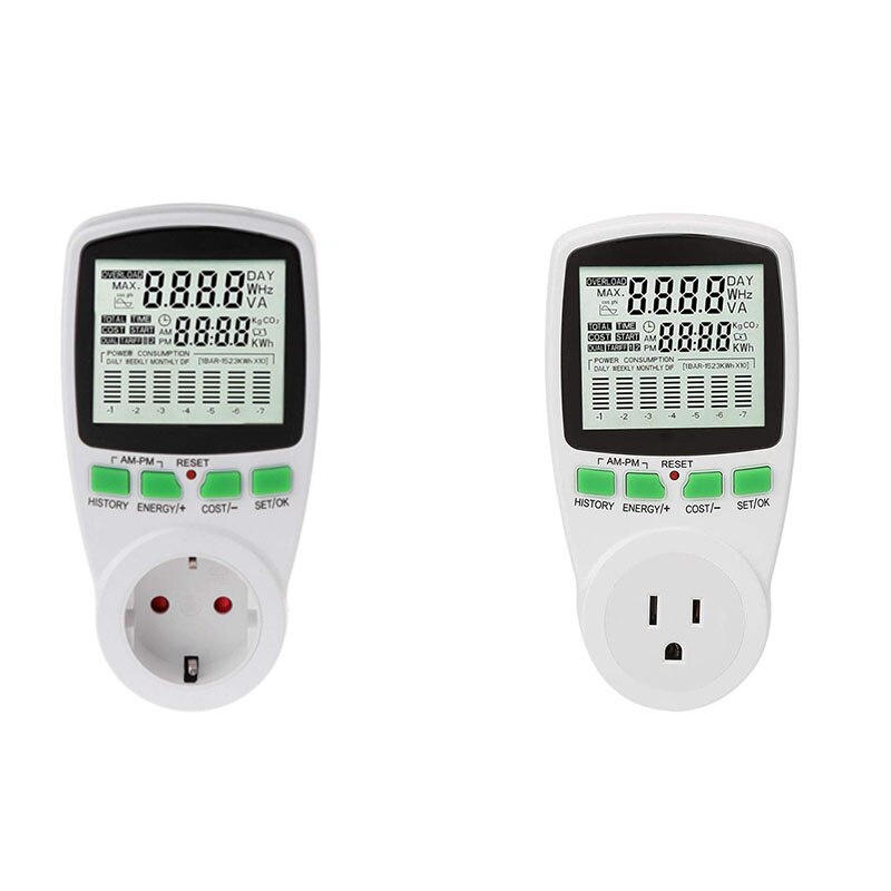 Smart Energy Meter Power Meter Power Meter Kwh Meting Socket Analyzer Elektrische Power Monitor