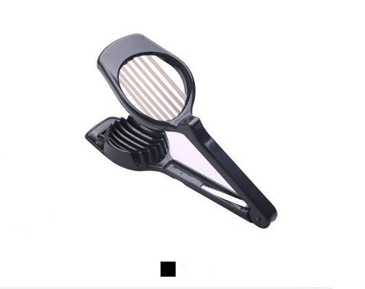 Kitchen Stainless Steel Cooking Tool Egg Mushroom Fruit Slicer with Long Handle Kitchen Gadgets Kitchen Product: black