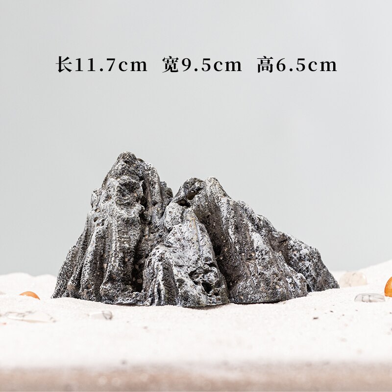 Micro landscape simulation rockery stone fish tank material accessories rockery bonsai basin small furnishings home gardening: 2014