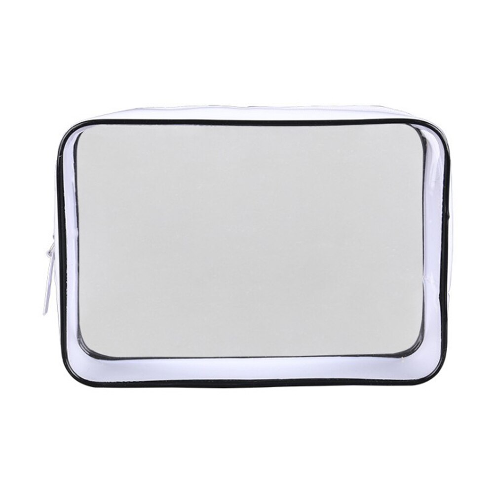 Transparante Pvc Zakken Reizen Organizer Helder Make-Up Tas Schoonheidsspecialist Cosmetische Tas Beauty Case Toilettas Make Up Pouch Wassen Tassen: L