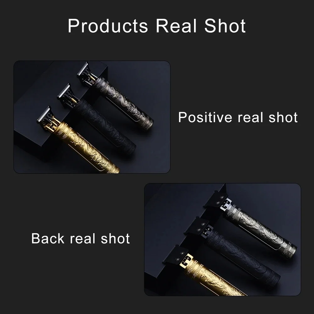 Professionelle T9 Vintage elektrische wiederaufladbare Haarschneidemaschine Haar Friseur Trimmer für Männer Haarschneiden