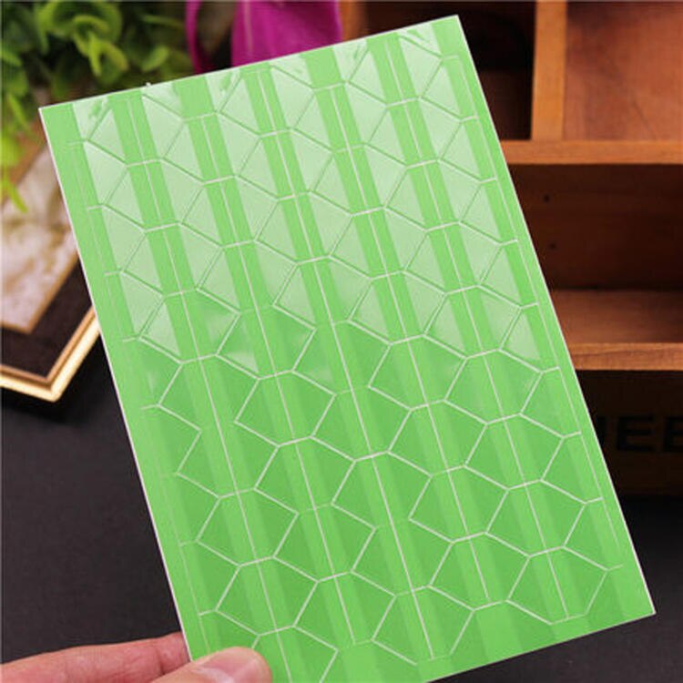 1020 Stks/set Foto Hoek Stickers Albums Decor Foto Corner Protector Pvc Frame Scrapbooking Decoraties: Green