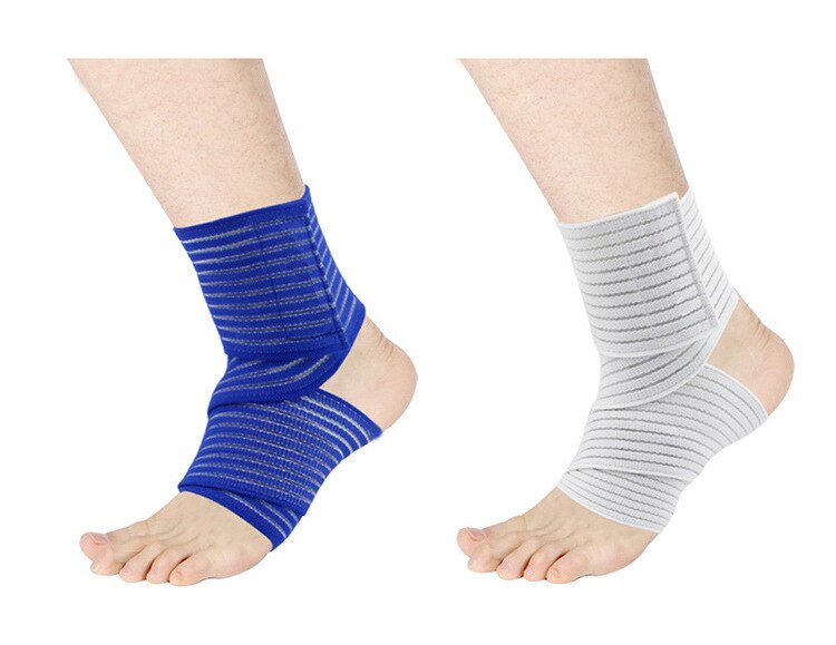 1pc70cm Enkel Ondersteuning Spiraalvormig Gewikkelde Bandage Volleybal Basketbal Enkel Orotection Verstelbare Elastische Bands Sport Veiligheid Brace