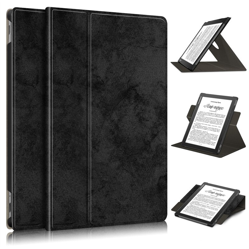 For Pocketbook InkPad Lite PB970 Case Smart Rotate Cover Multi-Angle Shell Funda For Pocketbook 970 Ereader 9.7" Case Auto-Sleep: heise