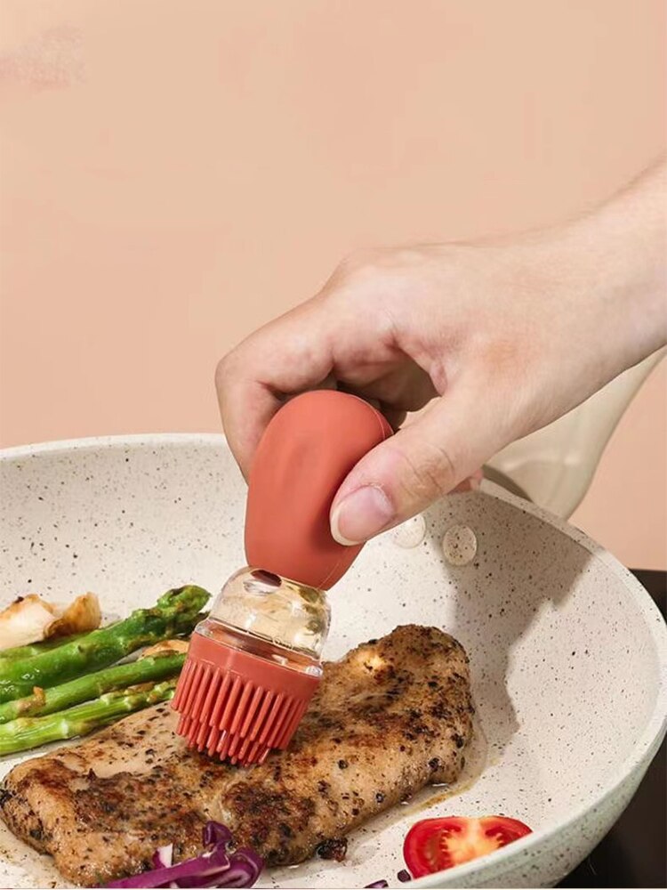 Kitchen Oil Bottle Silicone Brush BBQ Grill Droppe... – Vicedeal