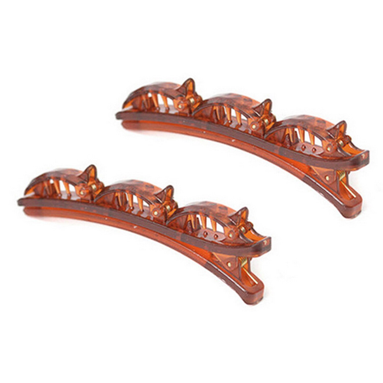 2Stck Doppel Pony Frisur Haarnadel Twist Zopf Haarband Stirnband Haar Band Band + 2Stck Haarspangen für Frauen Mädchen Schwarz: F Stil