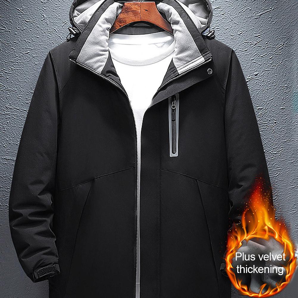Smart Heating Clothing Lightweight Waterproof 8 Places Heating 3 Temperature Settings Machine Washable Heated Jacket