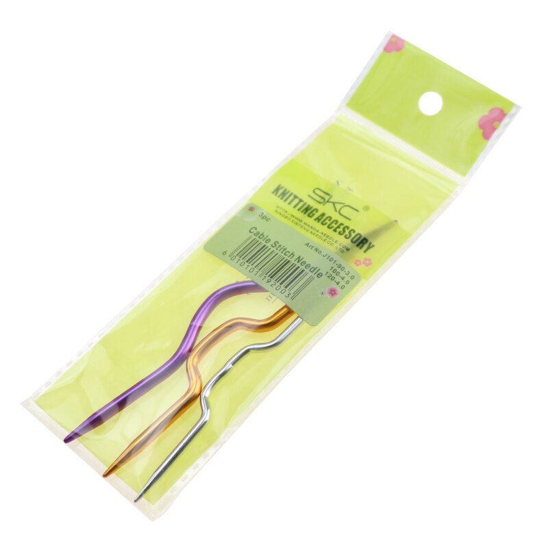 Metal twist needle metal curve needle knitting tool diy tool SKC