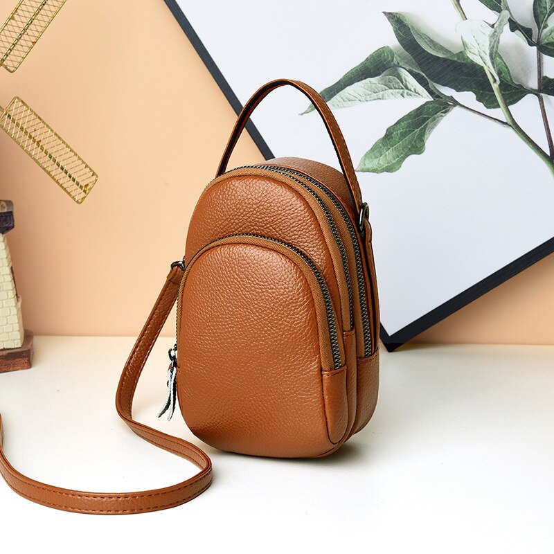 Neue Weiche Leder Hülse Mini Tasche Dame Schulter Umhängetaschen Für Frauen frauen Leder Handtaschen Bolsas Feminina