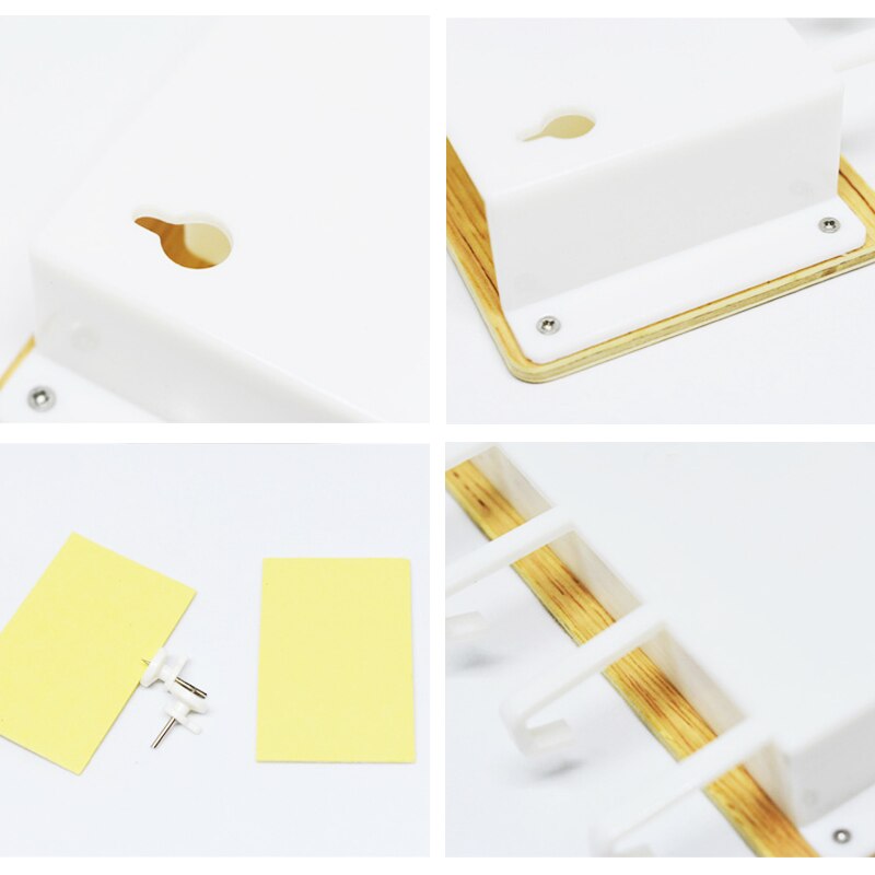 ATUCOHO Store tipo colgado en la pared de madera decorativo estante de pared caja de almacenamiento de artículos diversos colgador organizador llavero estante de madera para pared