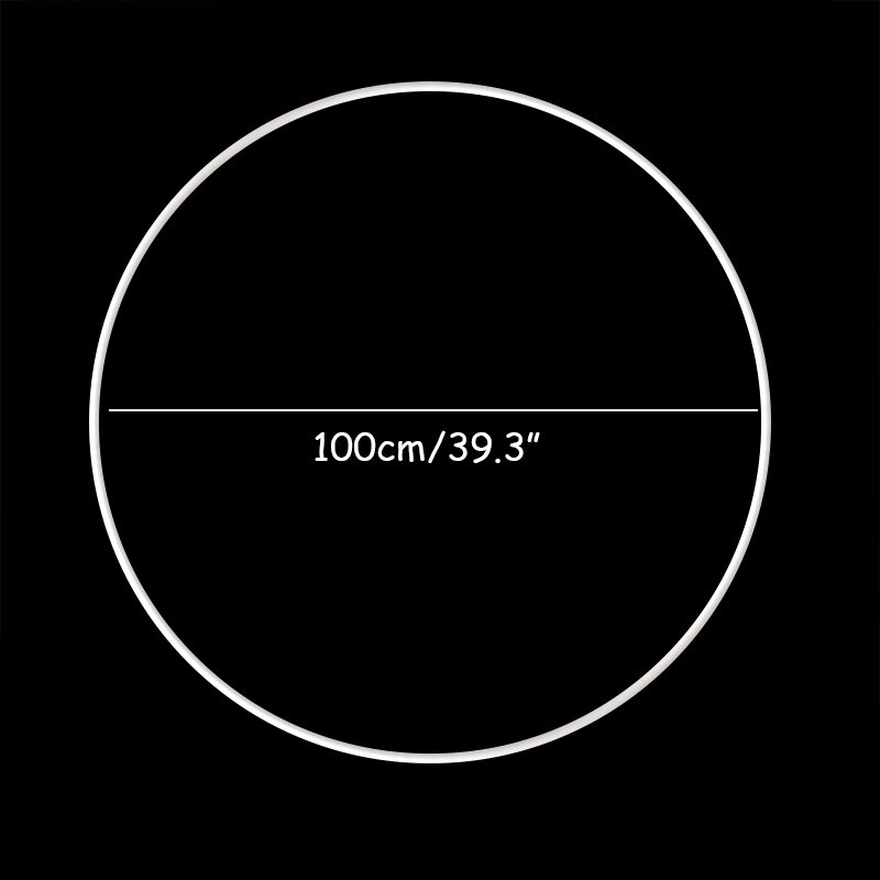 100cm ballon stativ plast cirkel fest dekoration baby shower bryllup dekor dekor baggrunde runde buer krans diy ballon støtte: 100cm