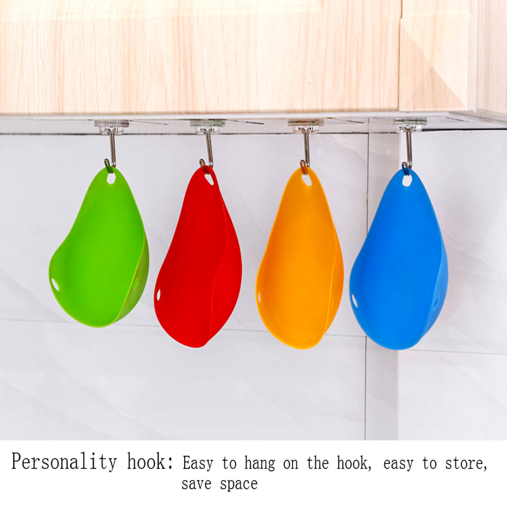 Keukenaccessoires 4 Stks/partij Siliconen Eierpoacher Ketelbekers Met Standontwerpen Bestand Tegen Hoge Temperatuur Thuis Gadgets