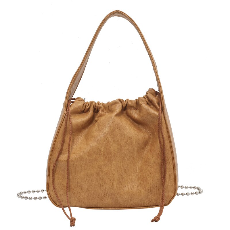 Simple Chain Lederen Crossbody Tassen Voor Vrouwen Handtassen En Portemonnees Vintage Schouder Messenger Bags