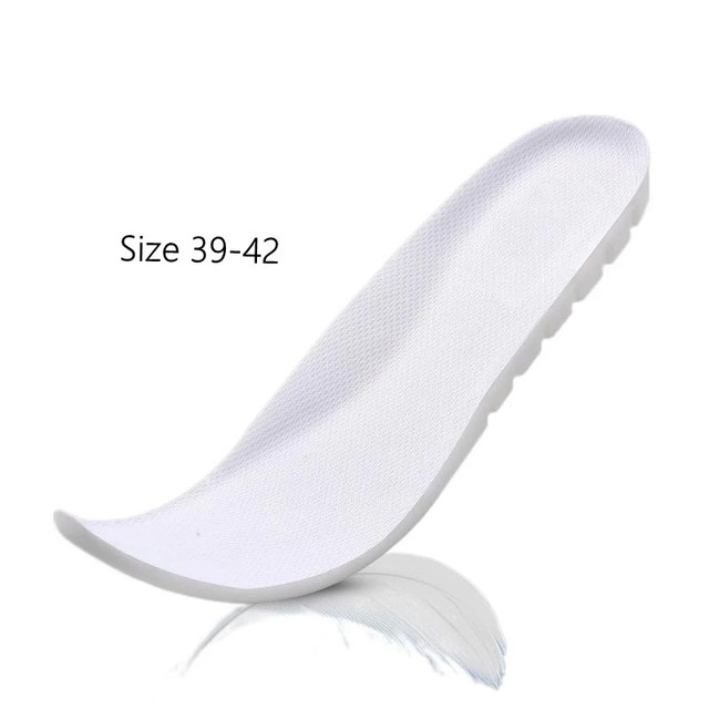 1 para z pianki pamięć wkładka robić butów ortopedyczne oddychające wchłaniające garnek wygodne sportowe wkładki zaszokować DIY zdrowe wkładki antybakteryjne: size 42