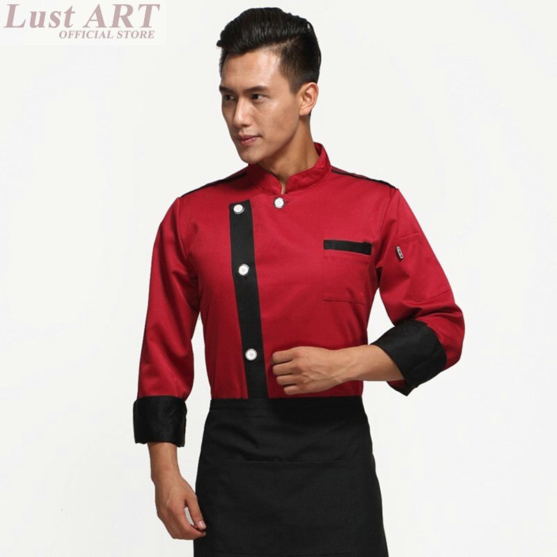food service chef jacket kitchen hotel chef uniform casual restaurant chef clothing AA011