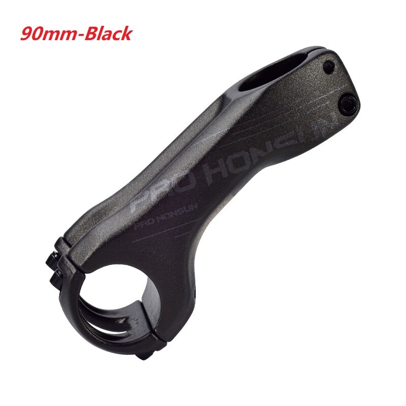 MTB Vorbau 70mm 90mm Aluminium Legierung XC Behälter DH Berg Rennrad Vorbau-17 Grad Gabelschaft Fahrrad lenker Vorbau Fahrrad Teile: 90mm Schwarz