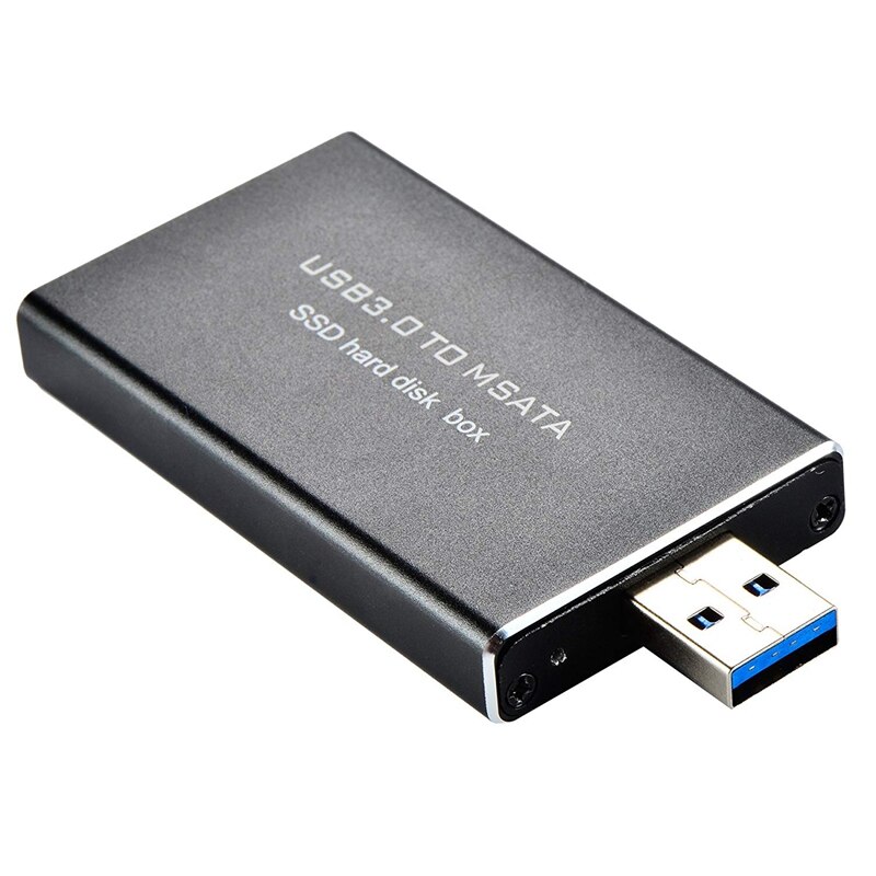 Usb3.0 To Msata Mini-Sata 30Mm x 50Mm Full Size Ssd Portable Hard Disk Driver External Enclosure: Default Title