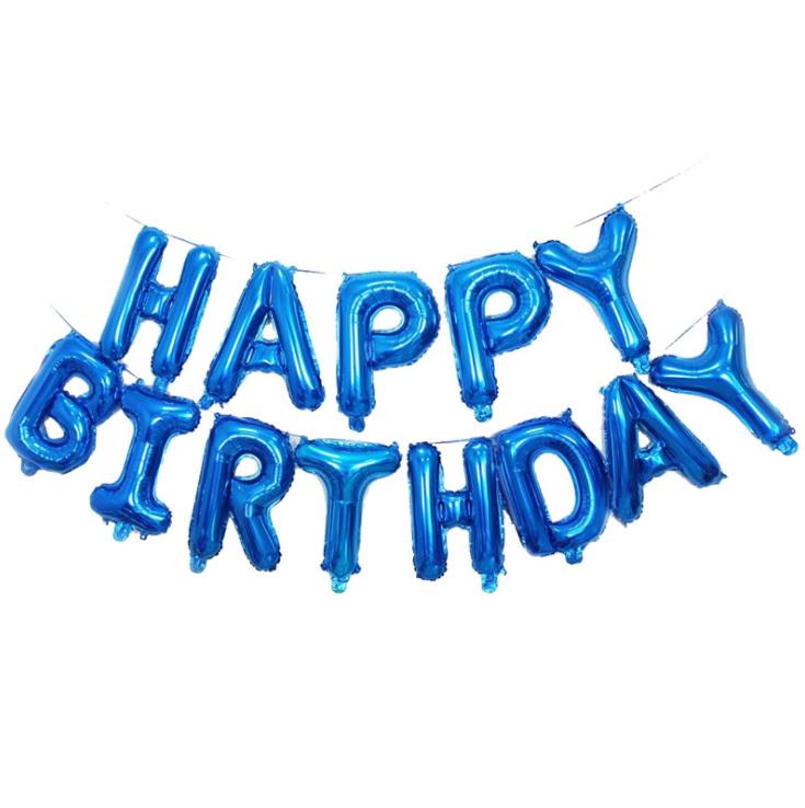 Glücklich Geburtstag Luftballons Folie Brief Ballon Geburtstag Party Dekorationen Kinder Erwachsene Geburtstag Luftballons Alphabet Ballons set: 1
