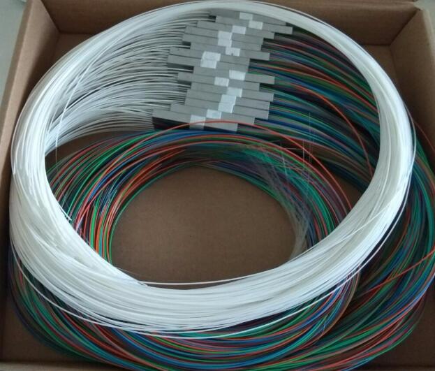 1x2 1x4 1x8 1x16 PLC SM 0,9mm 1m FTTH Fiber Optik Farbe Splitter 10 stücke