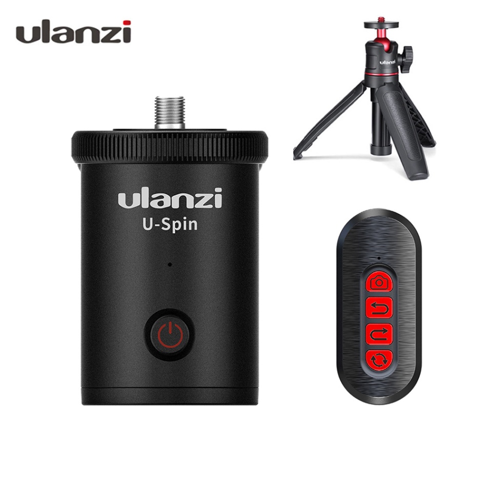 Ulanzi Mini Ball Head 360 ° giratorio Panorama Control remoto lapso de tiempo con 1/4 tornillo Universal para GoPro SLR cámara sin espejo: Ball Head and Tripod