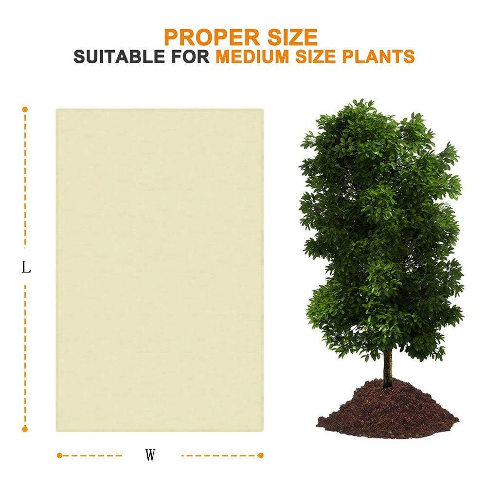 Outdoor Winter Garden Yard Shrub Potted Plant Anti Freeze Frost Protection Cover Bag Plant Cover Warm Cover Tree Shrub