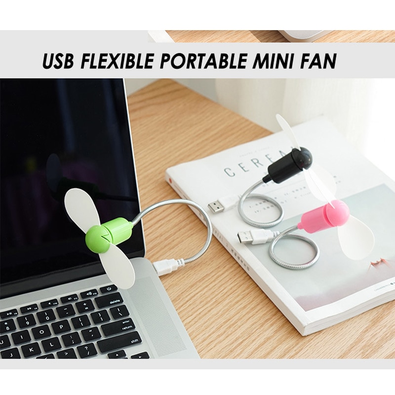 Portable Mini USB Fan gadgets Flexible Cool For laptop For Laptop Desktop PC Computer PC Notebook