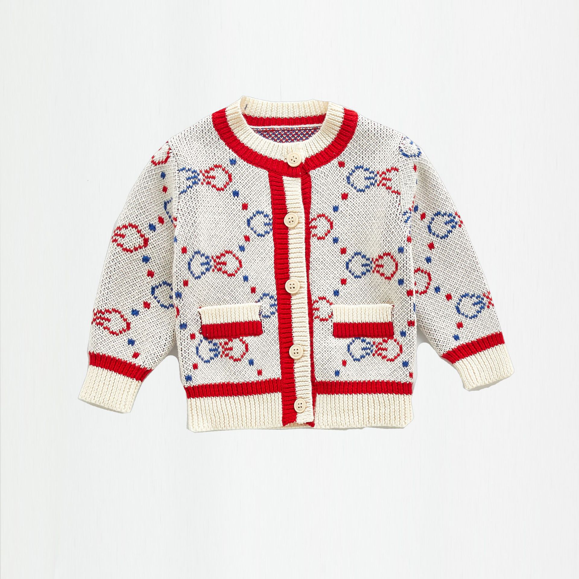 herbst Neue Baby zur Seite fahren einstellen Baby Mädchen Bodysuit stricken Gesamt freundlicher Overall Mädchen Strickjacke Warmen Mantel: 203S05Mantel / 24M