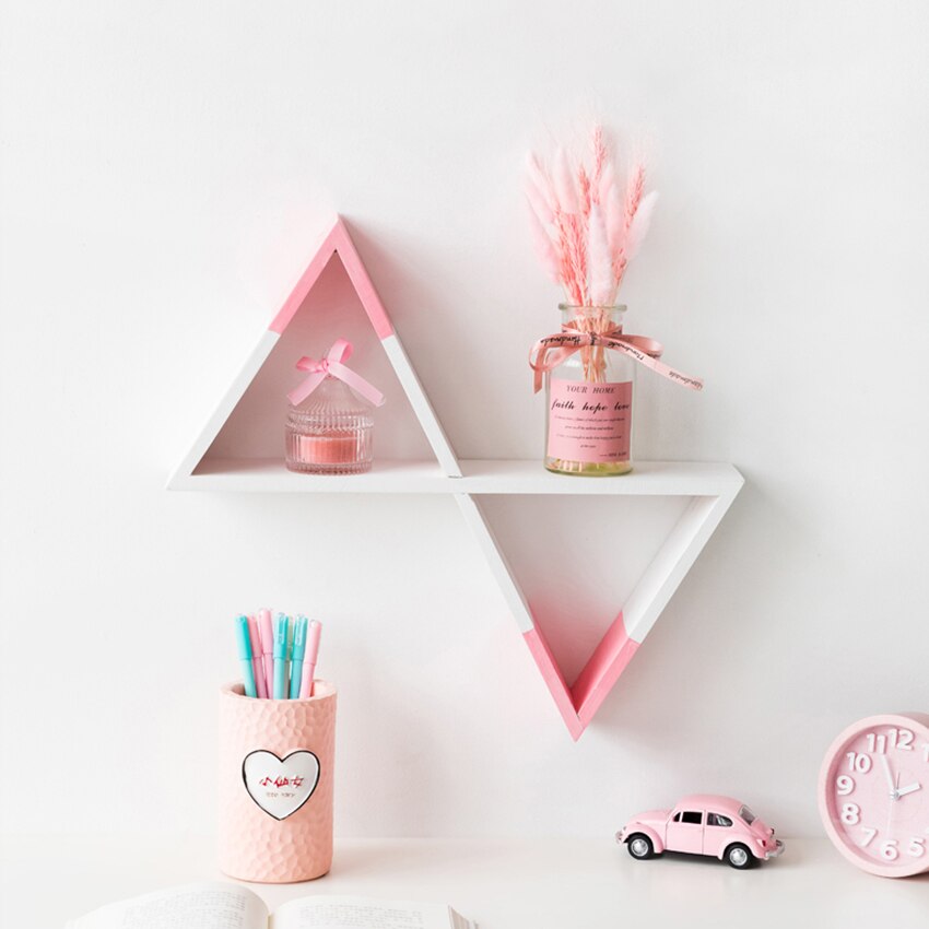 Zandloper Vorm Muur gemonteerde Plank Decoratieve Opknoping Board Houder Ornamenten Home Decor Babykamer Veiligheid Decor Rack S