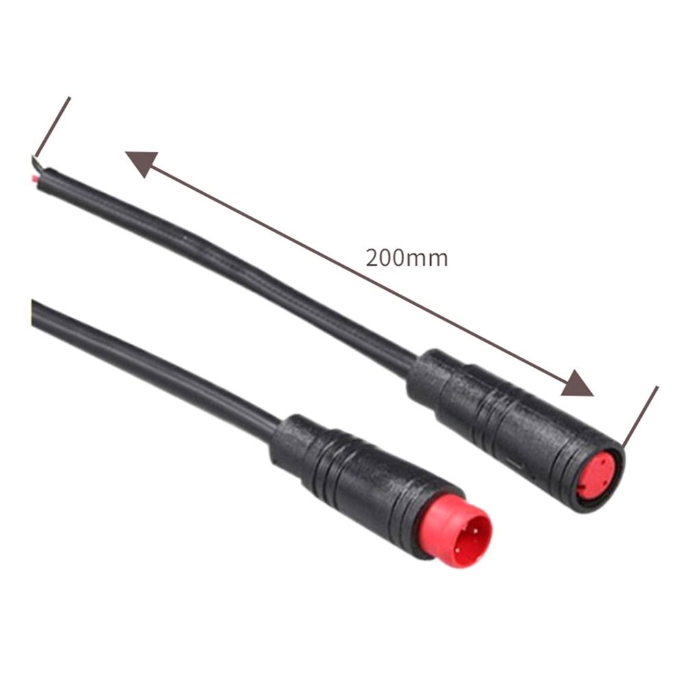 2/3/4/5/6 Pin Cable Base Connector 1Set M8 Lamp Line Waterproof Signal Connection Line For Outdoor Ebike Plug Cable Accessories