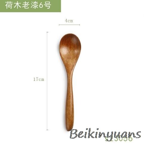 Bébé fait main cuillère en bois naturel en bois aromatisé lait enfant alimentation bébé produits: SZ3056