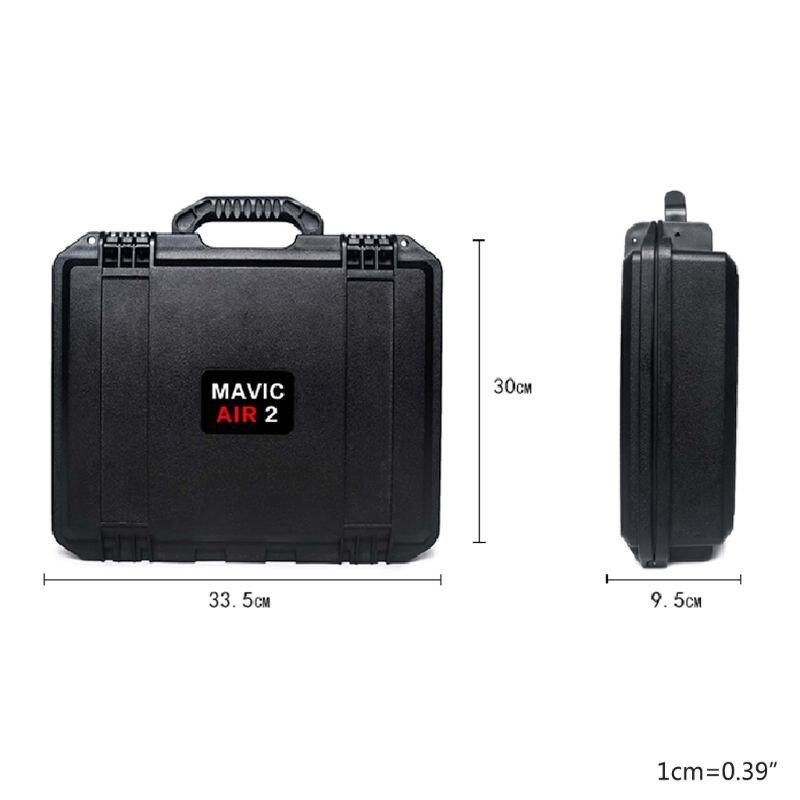 A prova di esplosione Scatola Impermeabile di Immagazzinaggio Del Sacchetto Duro Della Copertura Borsette Borsa Custodia Portatile per D-JI Mavic Aria 2 Drone Accessori