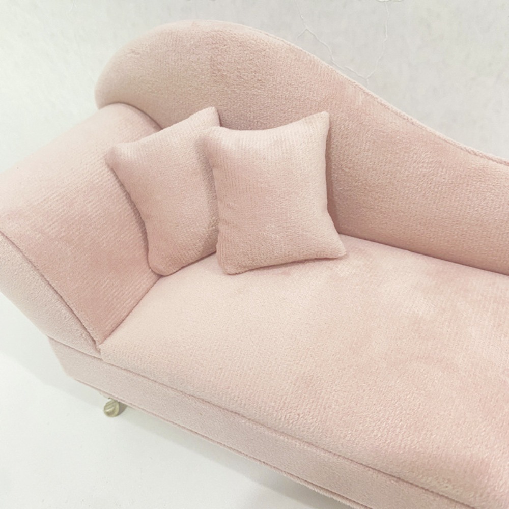 Dutch Velvet Sofa Shaped Jewelry Box Bracelet Mini Couch Earrings Ring Display Stand Luxury with Mirror
