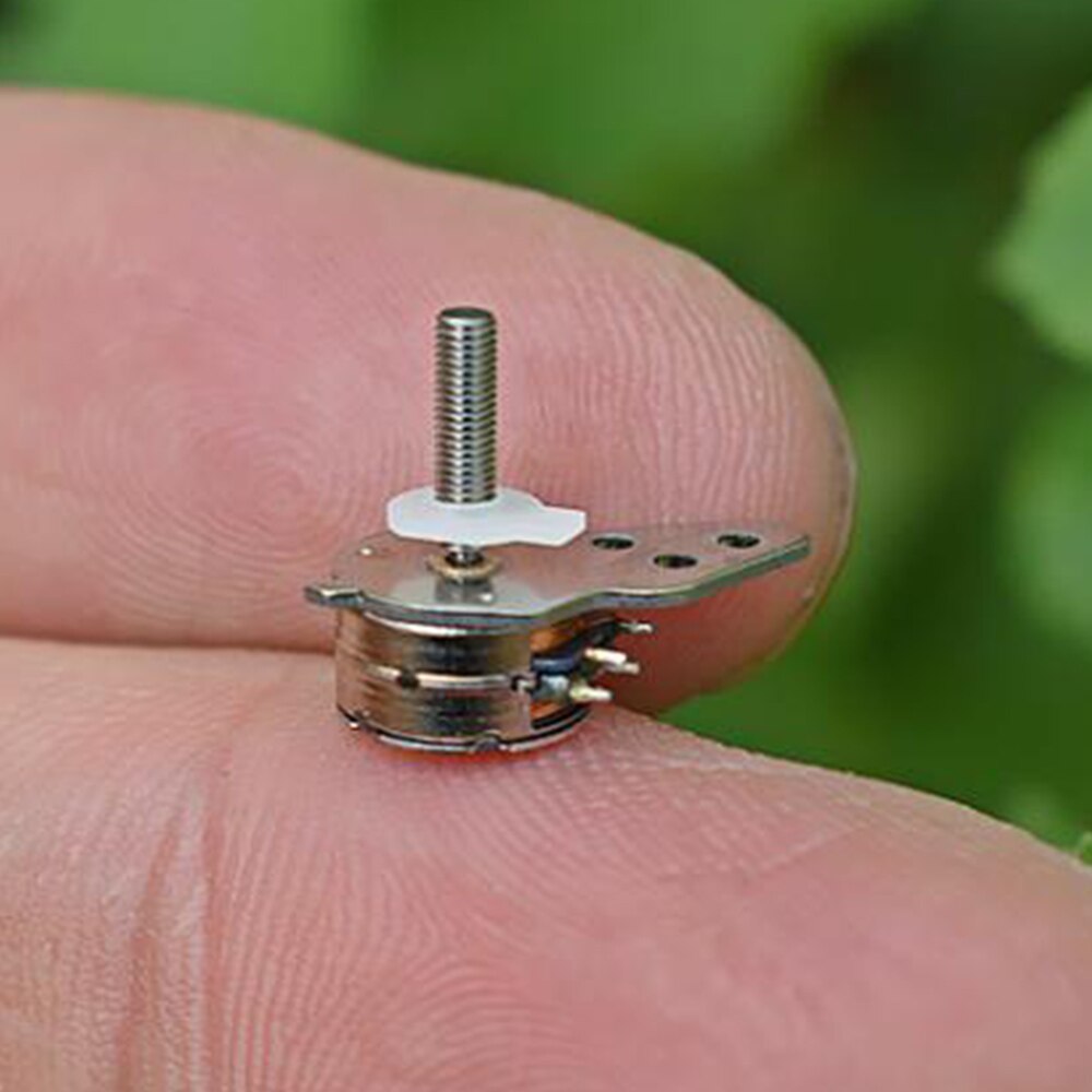 5PCS Nidec 7MM Micro Mini 2-phase 4-wire Stepper Motor Small with Push Block DIY Camera Focusing Precision Motor Accessories