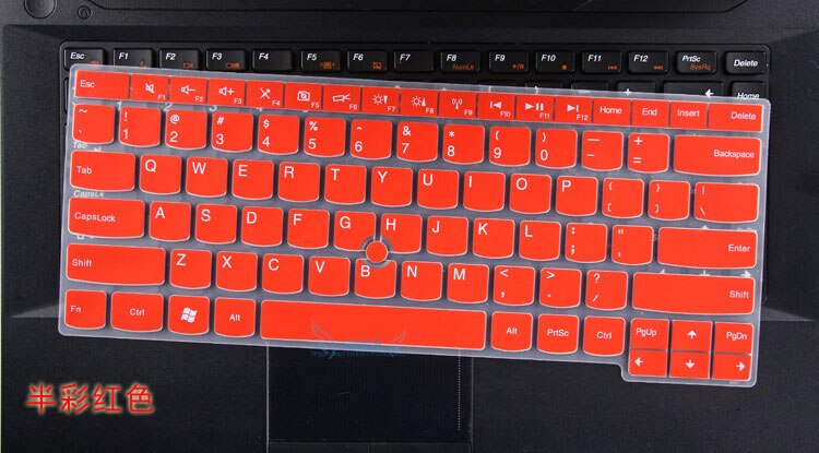 Silicone Gel Keyboard Protector Cover Skin for Lenovo Thinkpad X1 Carbon: Red