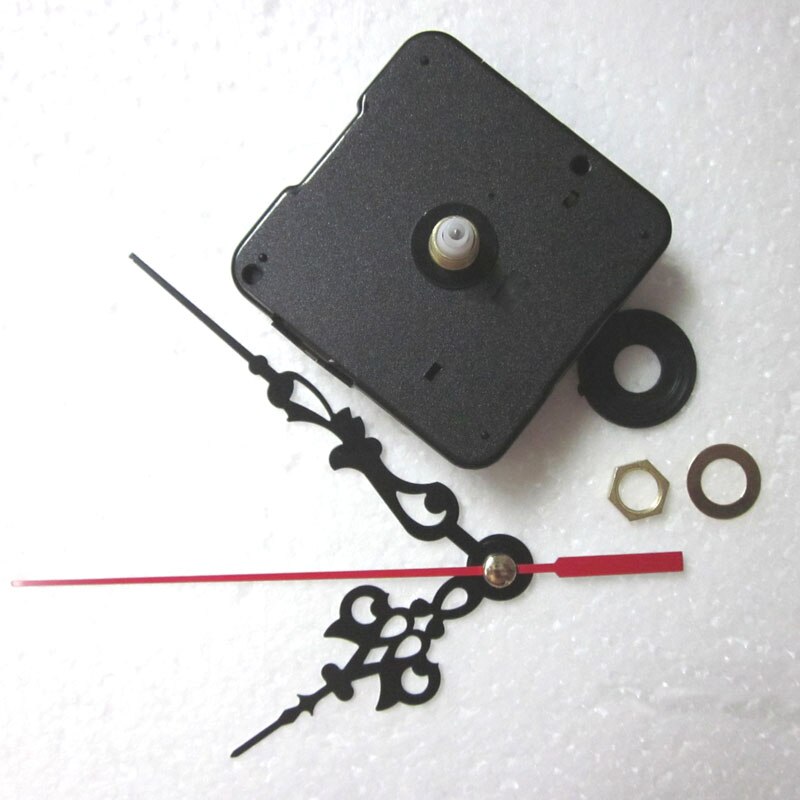 Quartz Clock Movement Kit Spindle Mechanism shaft 12mm with hands JX001