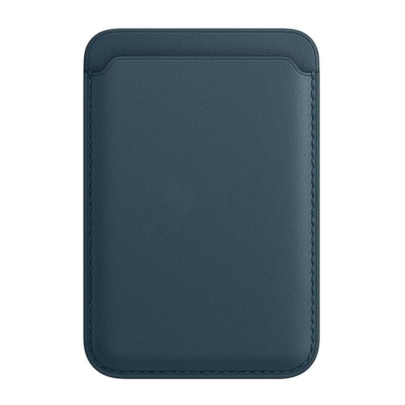 Magsafe Card Case Voor Iphone 12 Pro Max Magsafing Magnetische Mode Portemonnee Kaarthouder Voor Iphone 12 Mini: blue