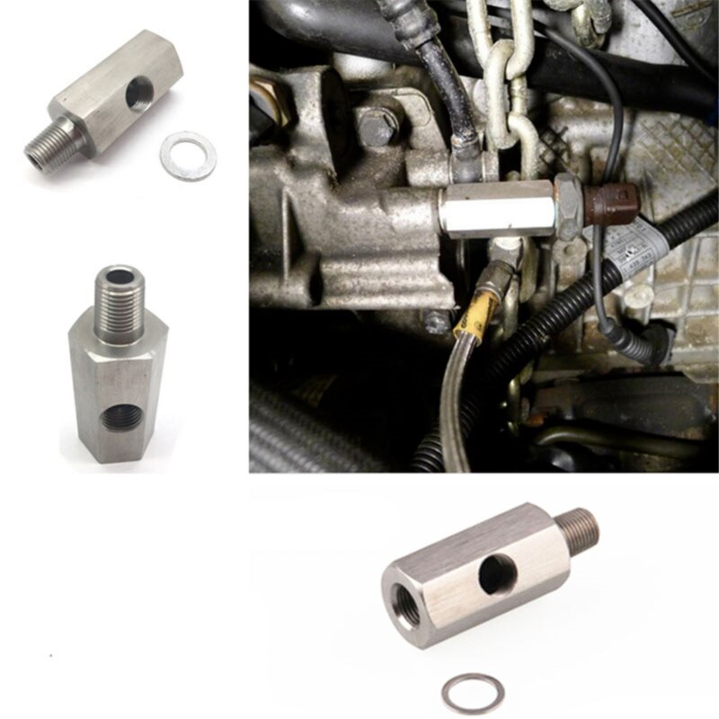 Oil Pressure Sensor Increase Oil Pressure jointAdapter Turbo Supply Feed Line Gauge